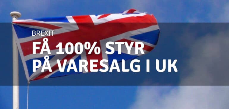 100% styr på varesalg i UK